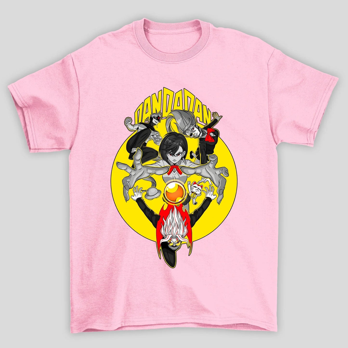 Camiseta Básica Unissex Dandadan Personagens Lua