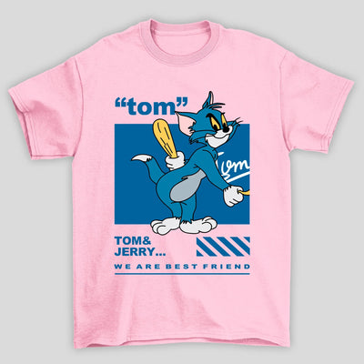 Camiseta Básica Unissex Tom Tom e Jerry