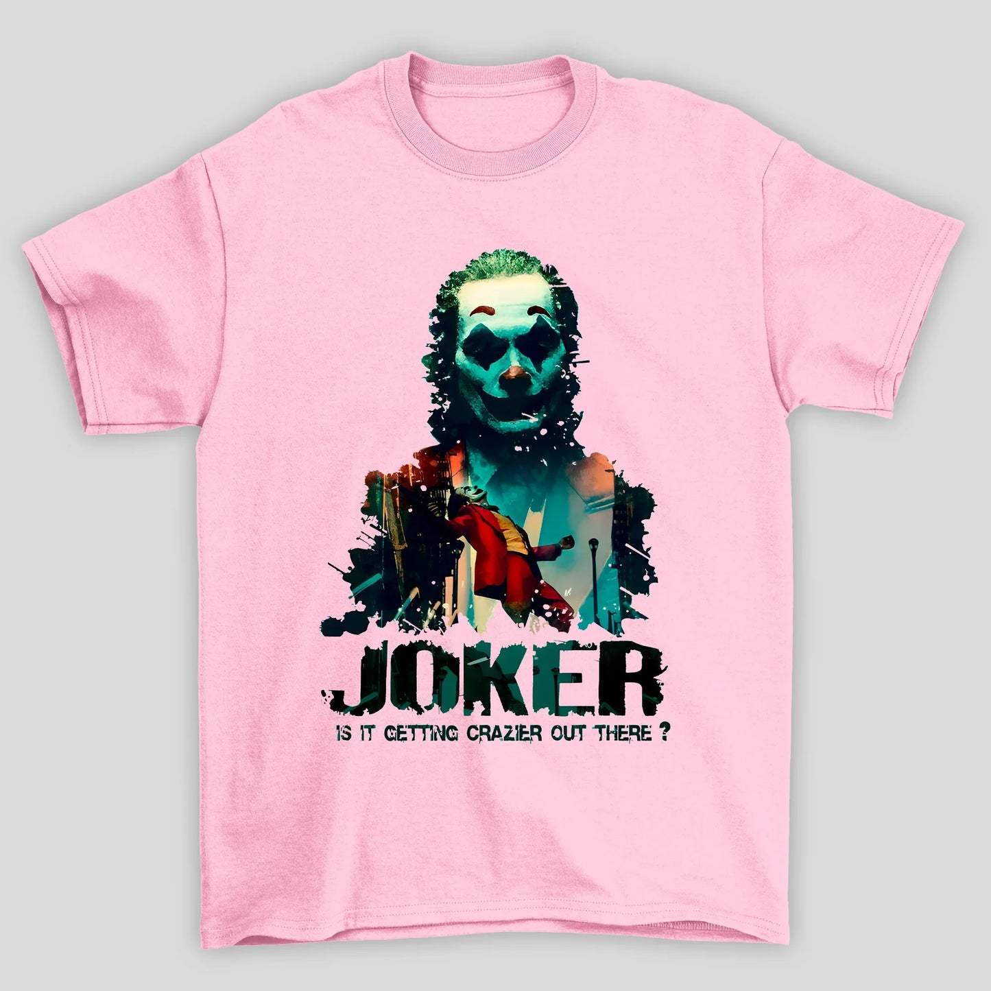 Camiseta Básica Unissex Joker Respingos Tinta