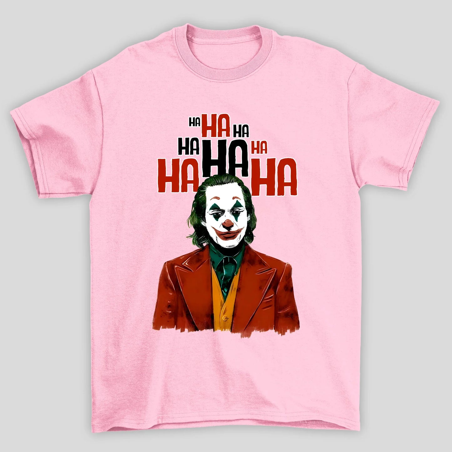 Camiseta Básica Unissex Joker Risada HA HA HA