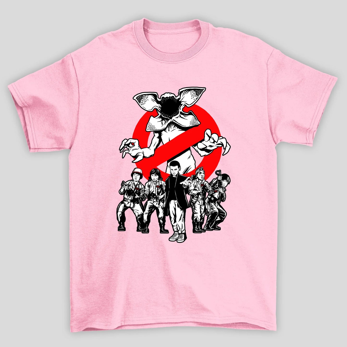 Camiseta Básica Unissex Caça Demogorgons Stranger Things