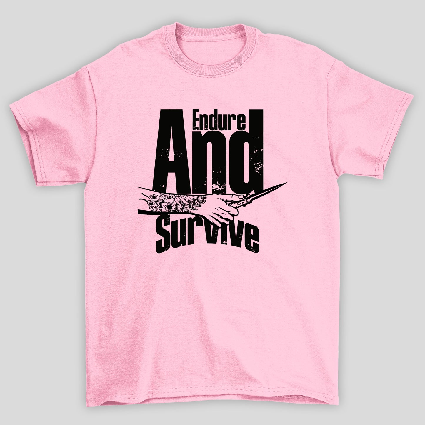 Camiseta Básica Unissex The Last Of Us Endure And Survive