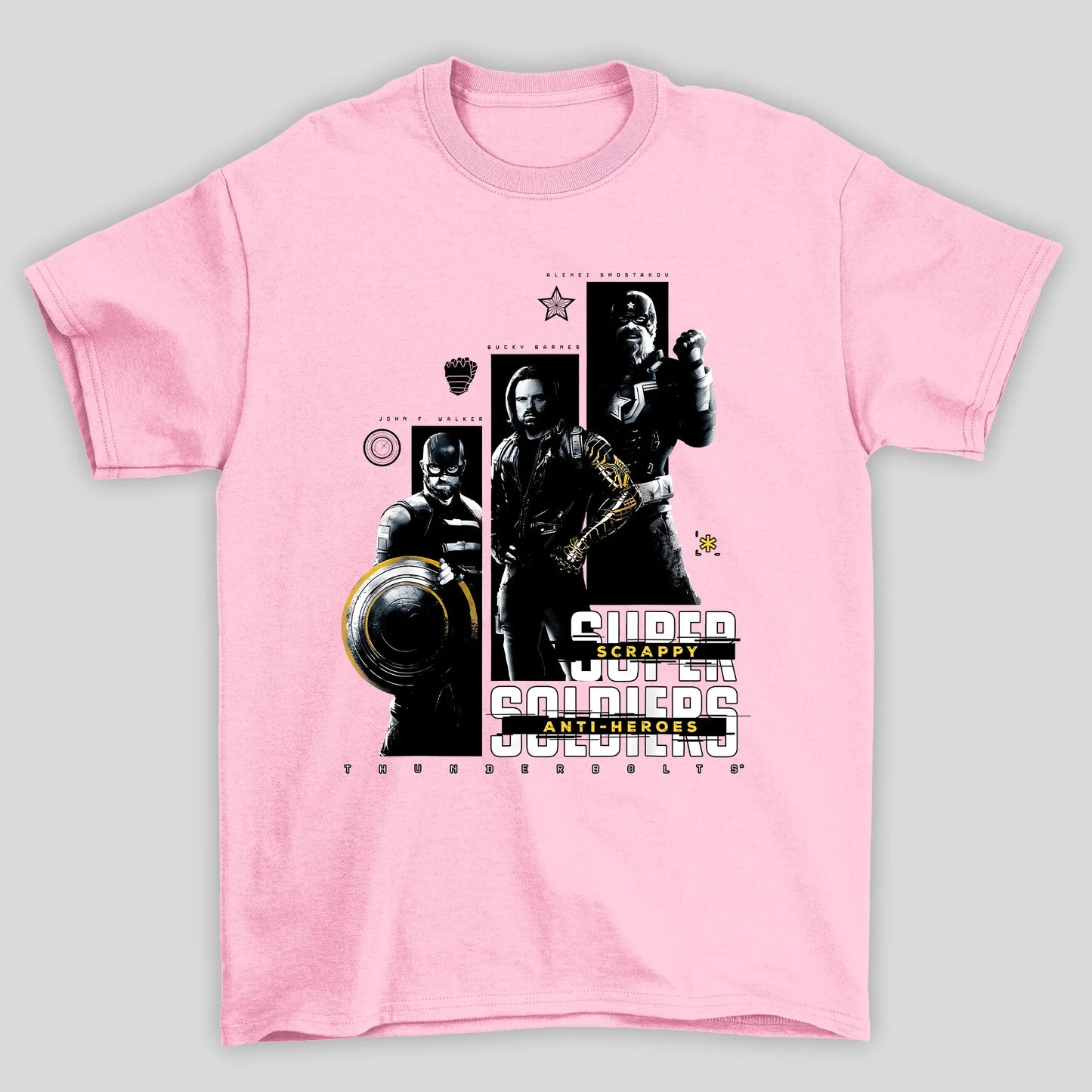 Camiseta Básica Unissex Thunderbolts Super Soldiers