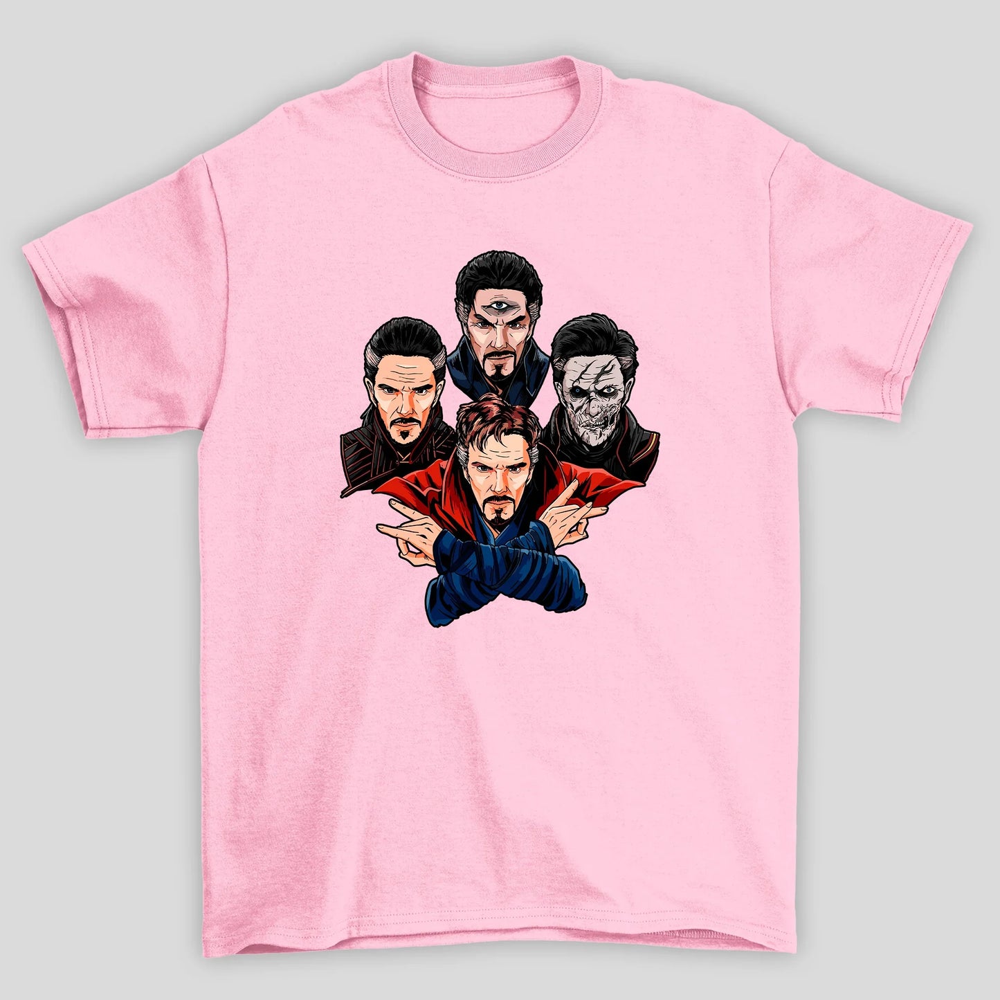 Camiseta Básica Unissex Quatro Dr Strange Multiverse