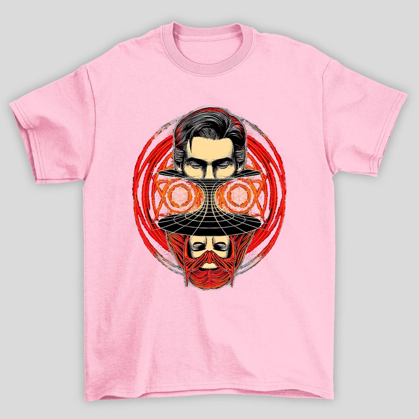 Camiseta Básica Unissex Dr Strange e Feitiçeira Escarlate