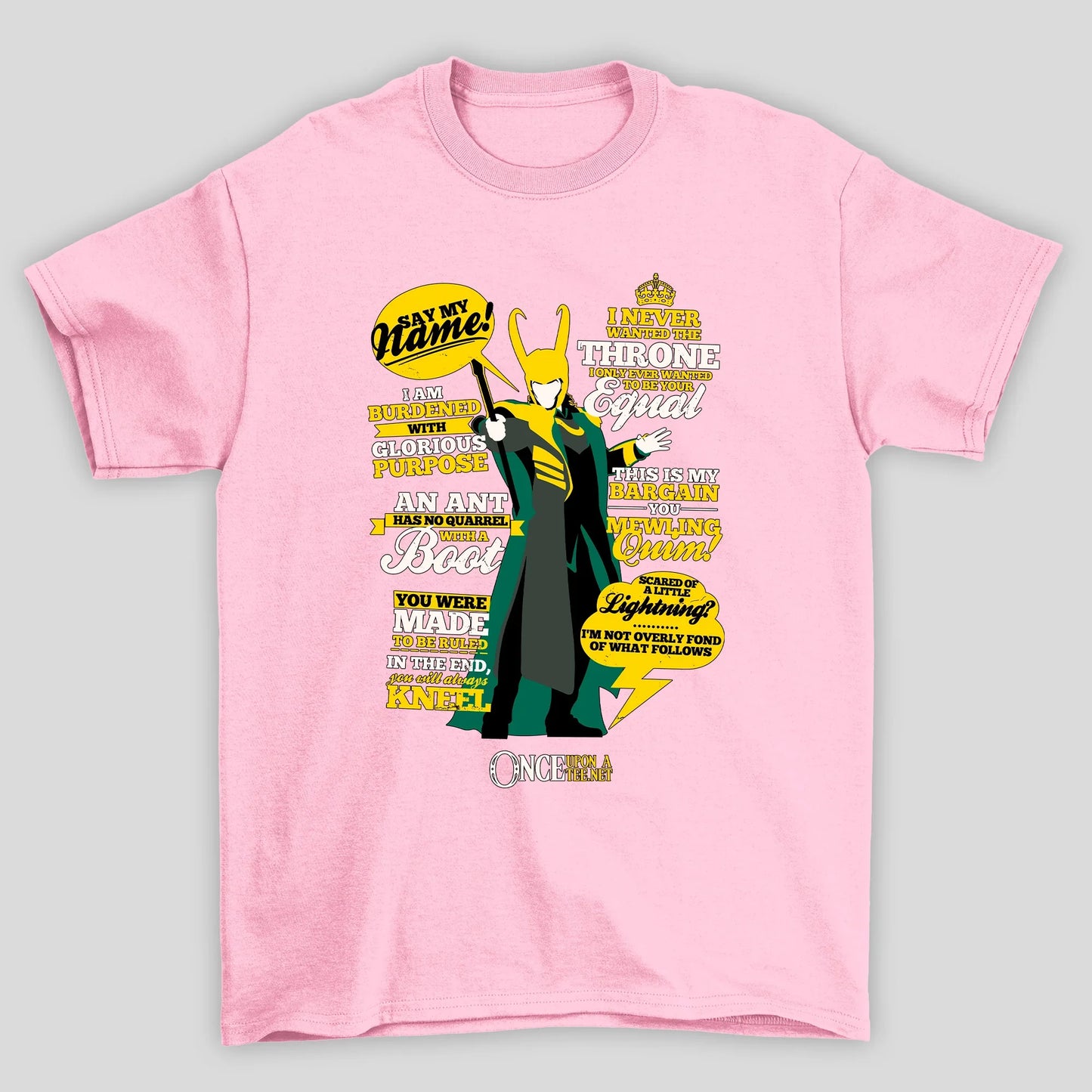 Camiseta Básica Unissex Say My Name Loki