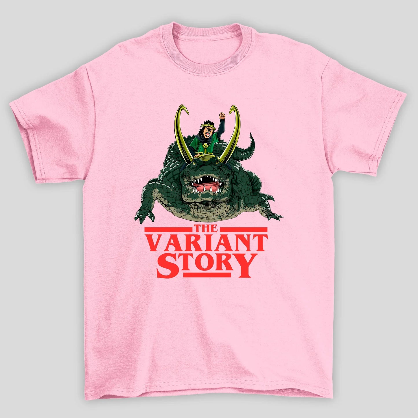 Camiseta Básica Unissex Variant Story Loki Crocodilo