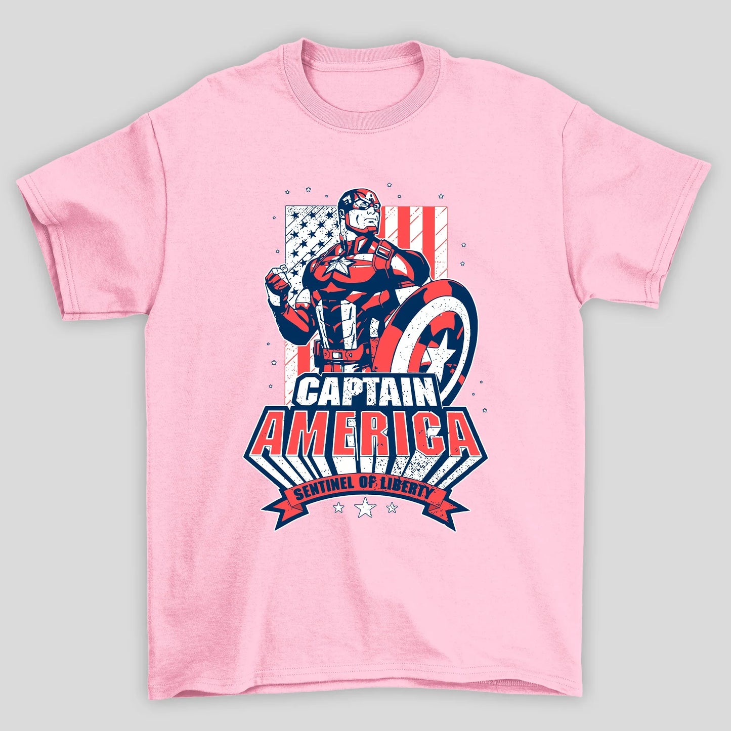 Camiseta Básica Unissex Sentinel Of Liberty Capitao America