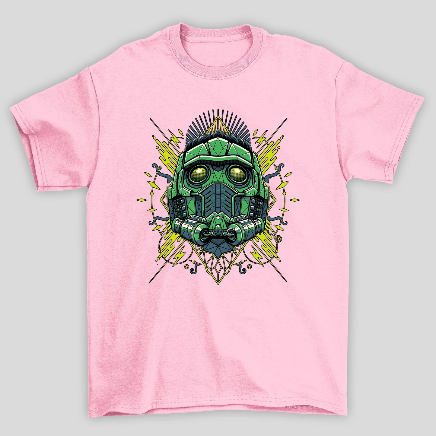 Camiseta Básica Unissex Capacete Sr Das Estrelas Guardioes Da Galaxia