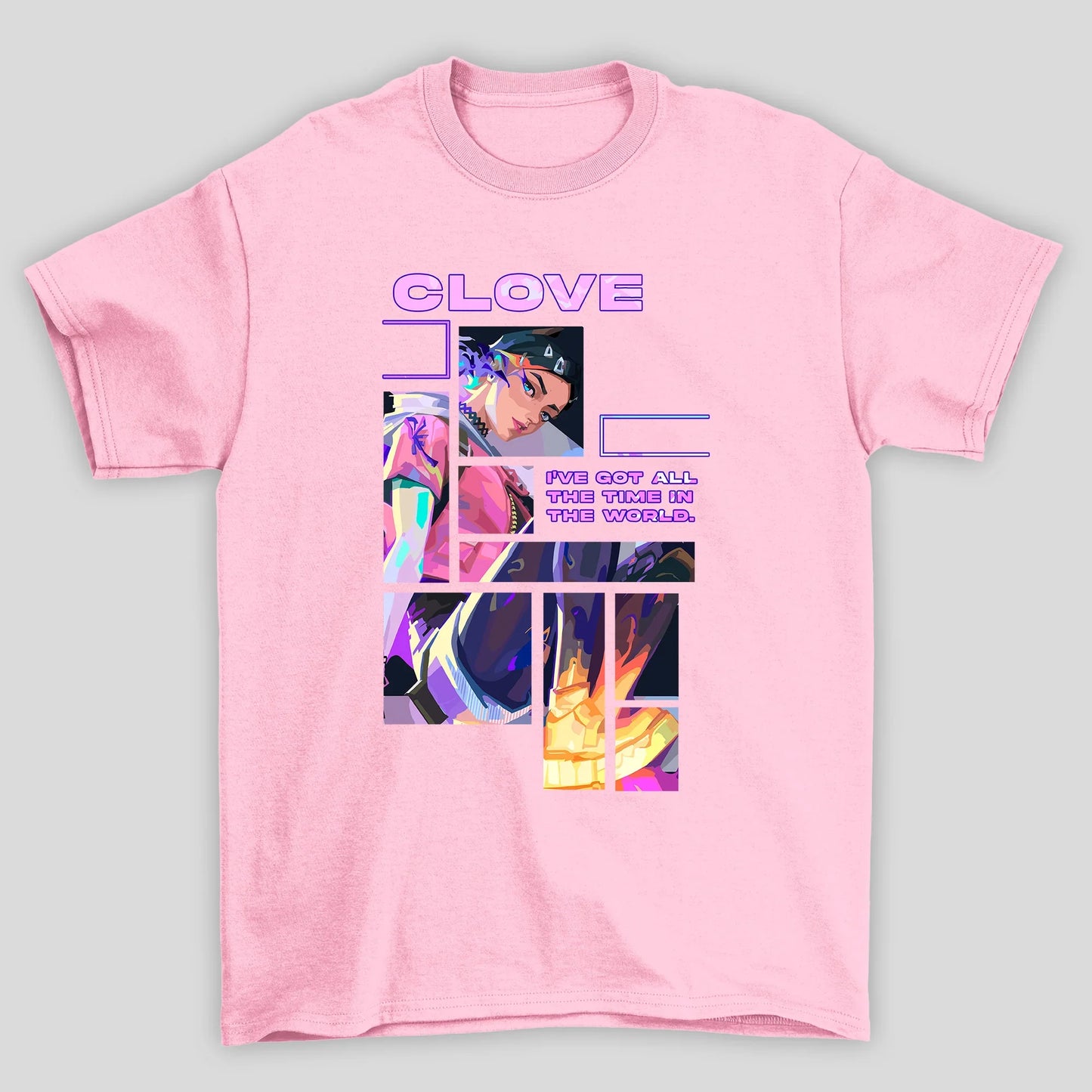 Camiseta Básica Unissex Clove Quadrados Valorant