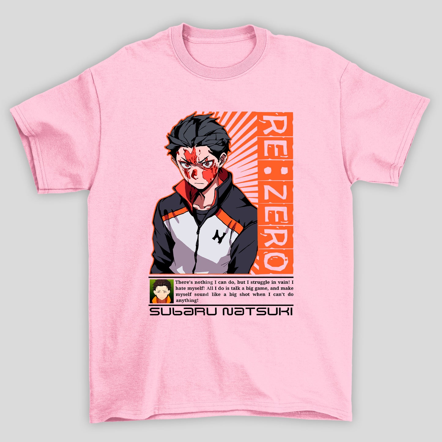 Camiseta Básica Unissex Subaru Re Zero