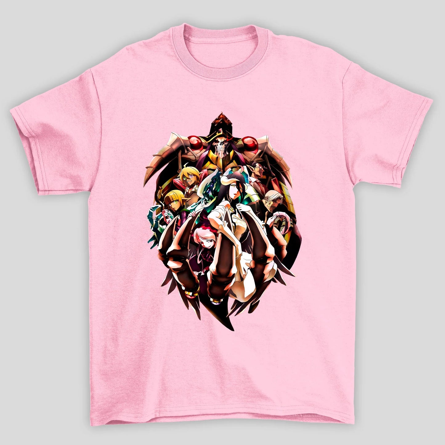 Camiseta Básica Unissex Overlord Poster Personagens