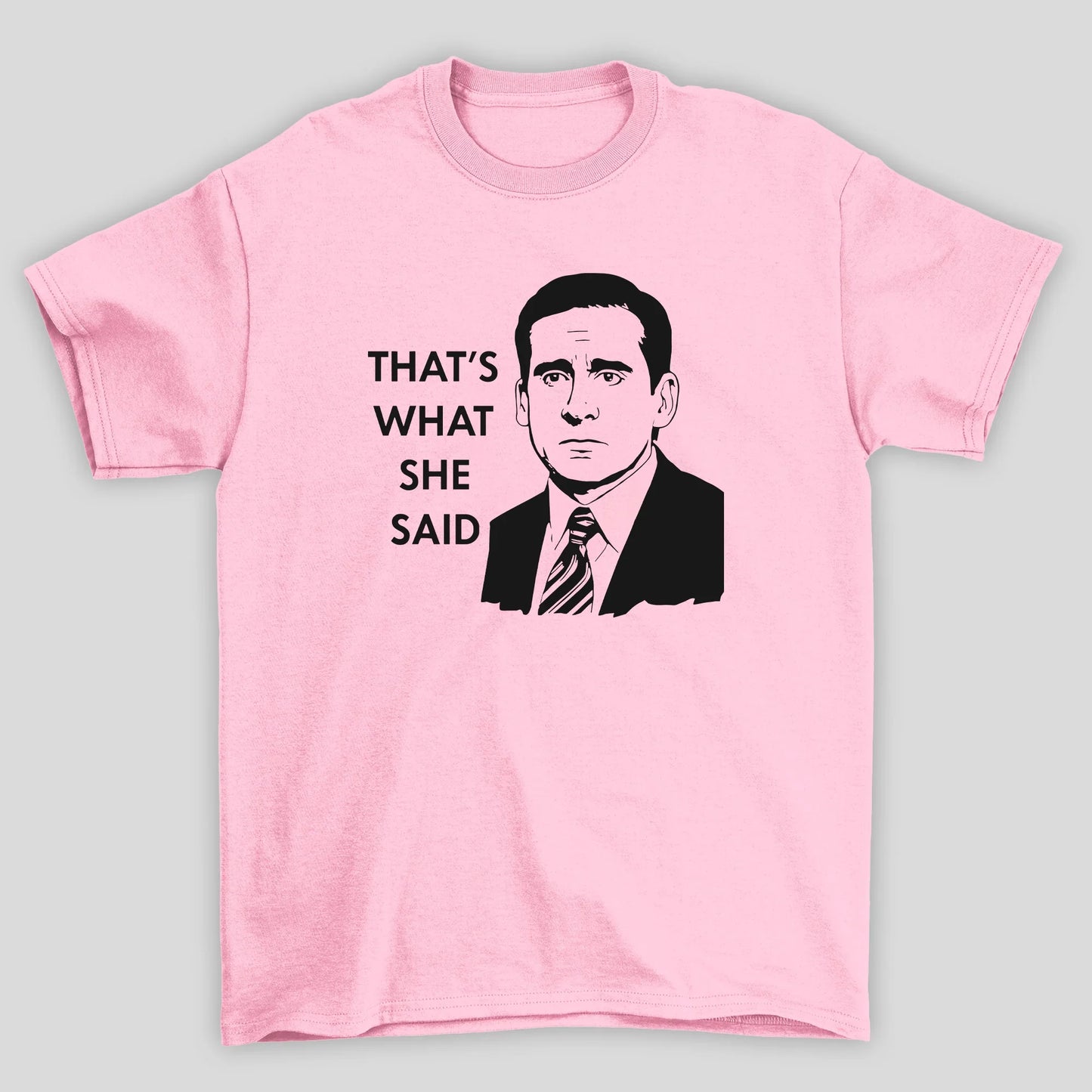 Camiseta Básica Unissex The Office Michael She Said