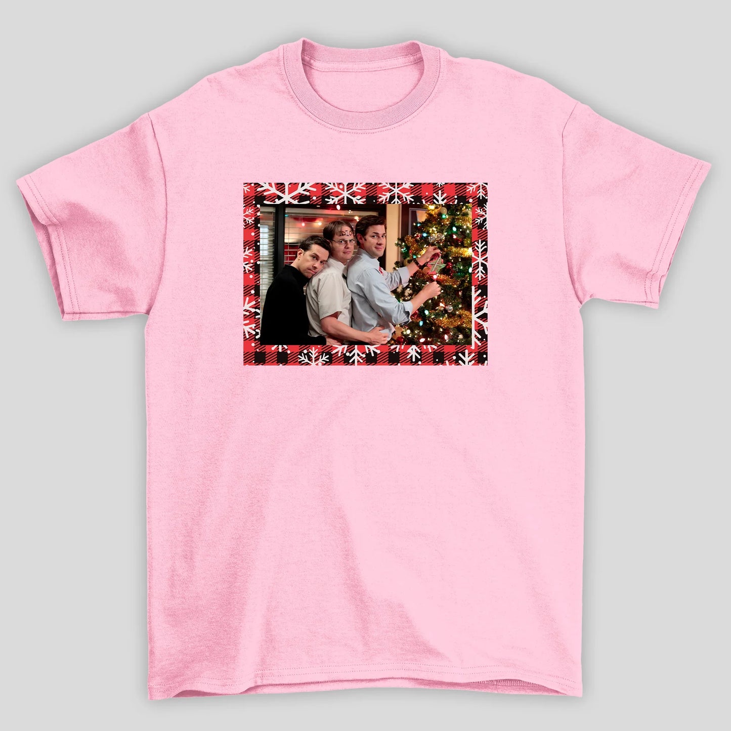 Camiseta Básica Unissex The Office Cartão de Natal