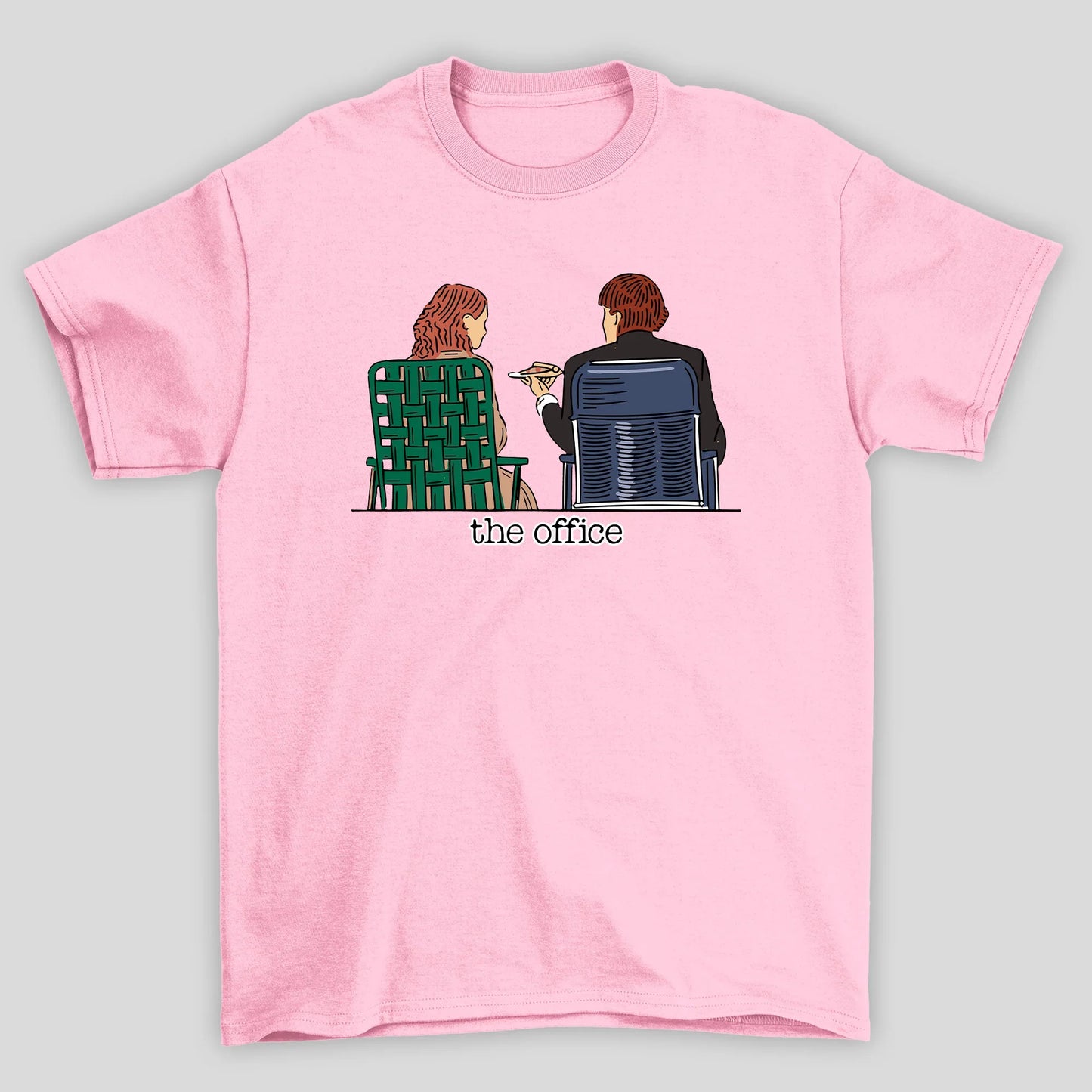 Camiseta Básica Unissex The Office Jim e Pam