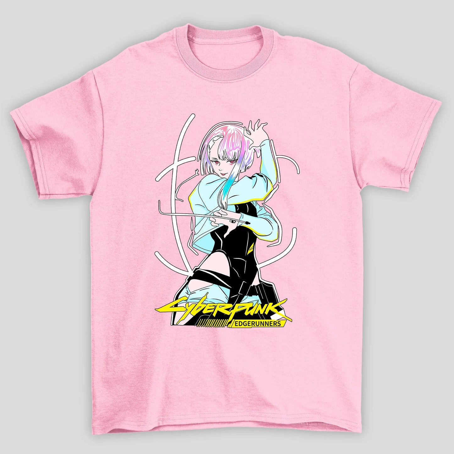 Camiseta Básica Unissex Luck Fio Cyberpunk Edgedruuners
