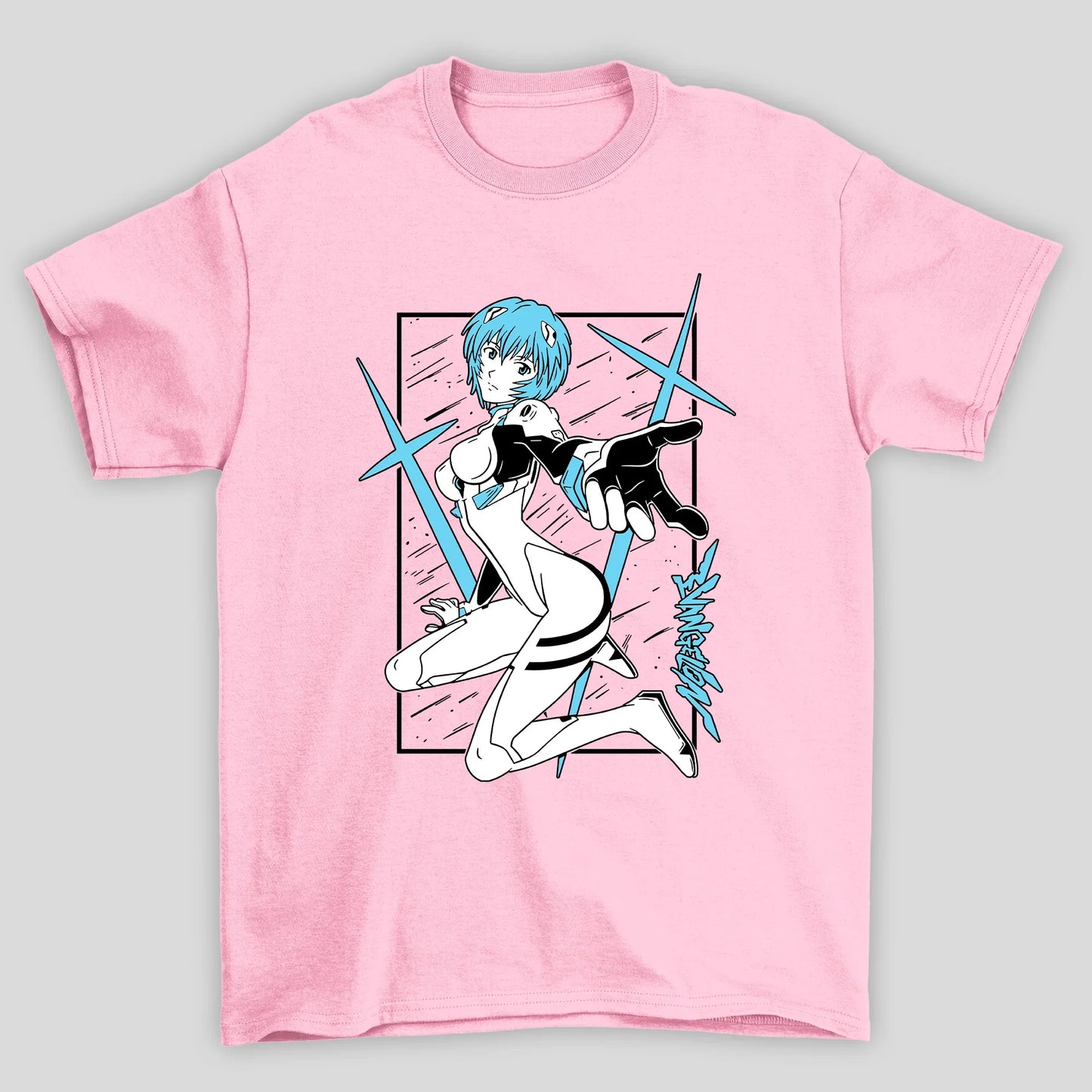 Camiseta Básica Unissex Rei Estrela Evangelion