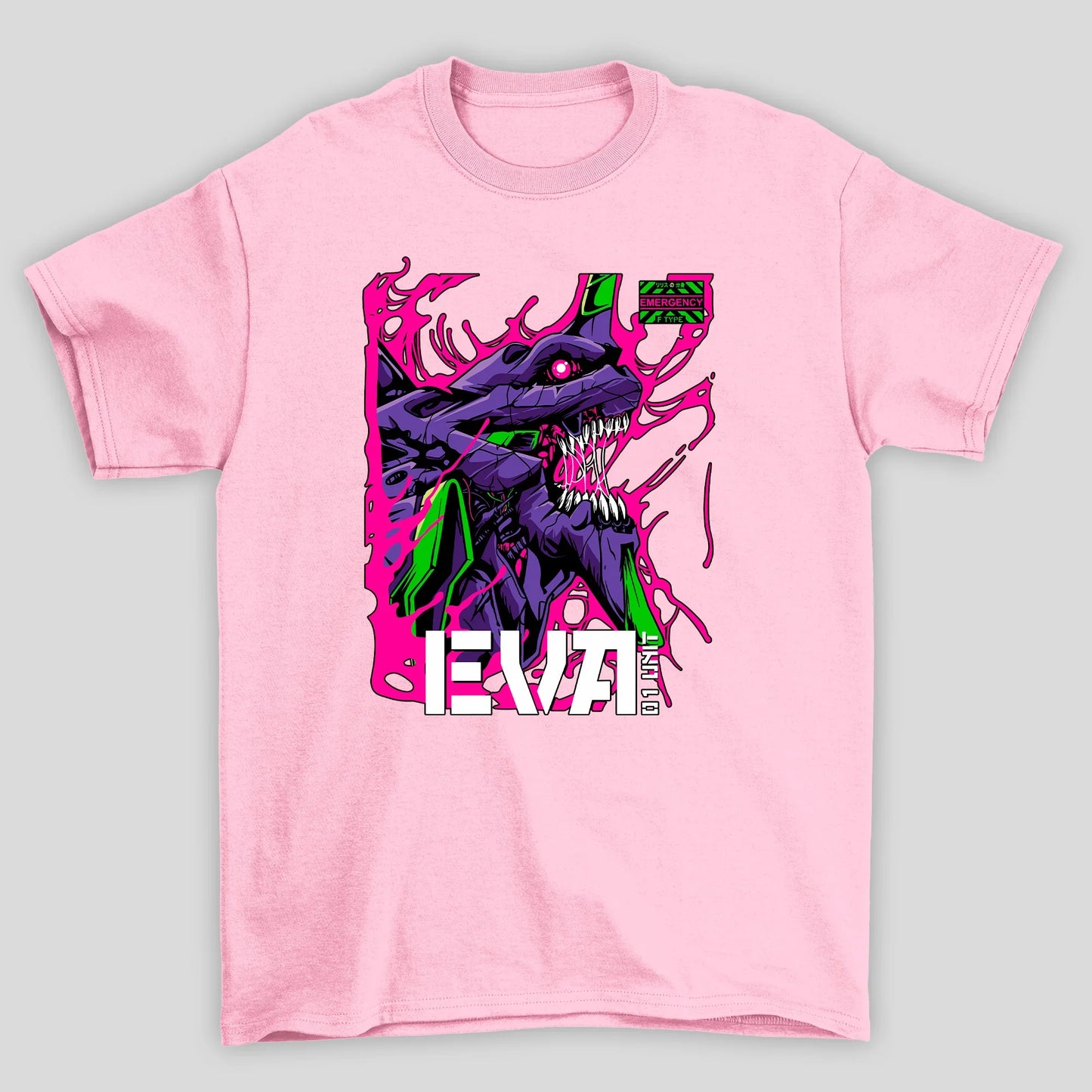 Camiseta Básica Unissex Mecha Eva 01 Evangelion