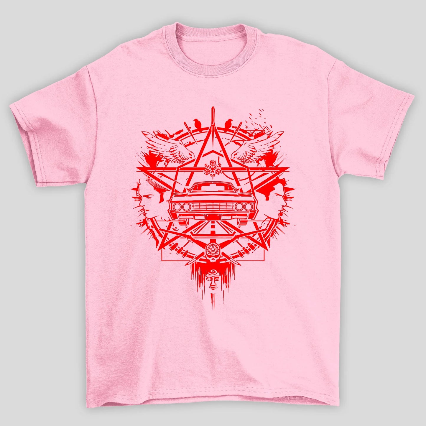 Camiseta Básica Unissex Estrela Impala Supernatural