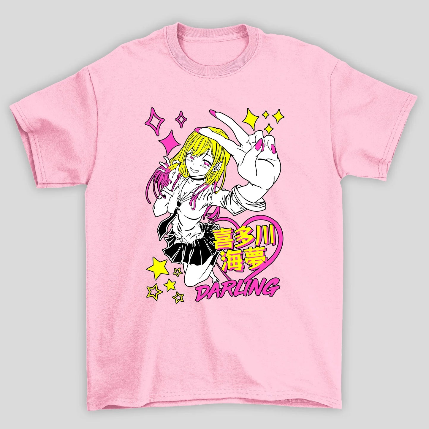 Camiseta Básica Unissex Marin Kanji Darling My Dress Up Darling