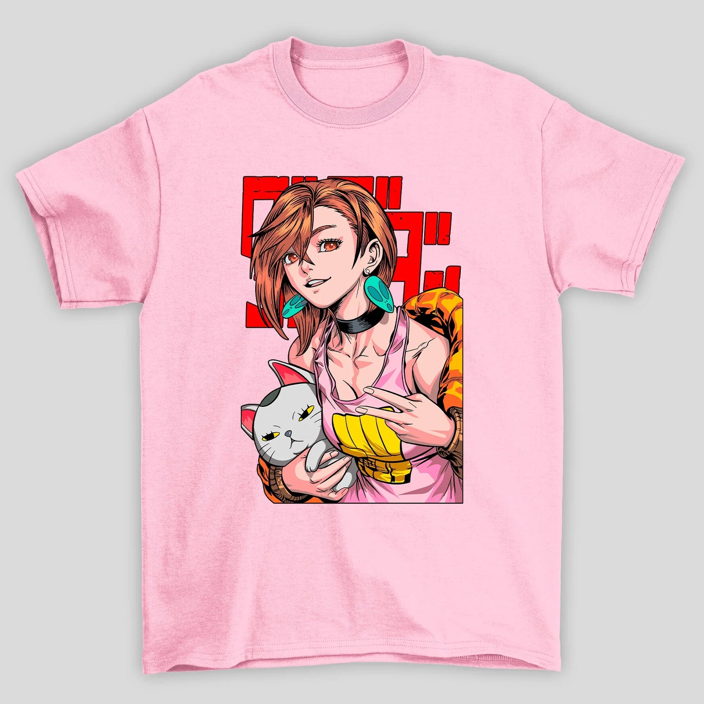 Camiseta Básica Unissex Momo Ayase Velha Turbo Dandadan