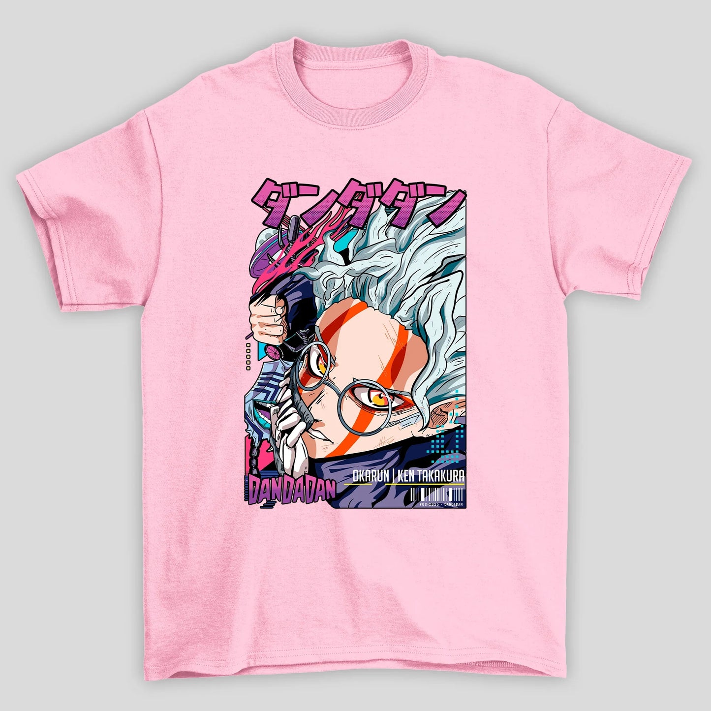 Camiseta Básica Unissex Okarun Revista Dandadan