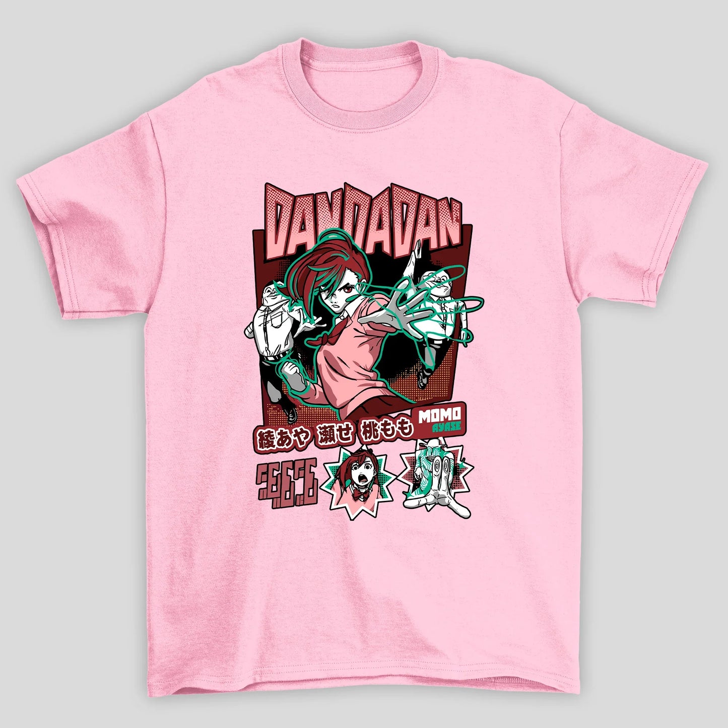 Camiseta Básica Unissex Momo Ayase Aliens Dandadan