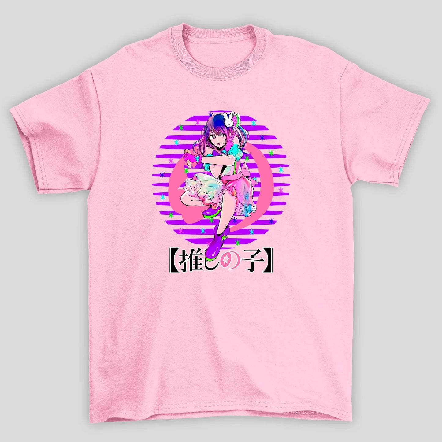 Camiseta Básica Unissex Ai Hoshino Circulo Oshi No Ko