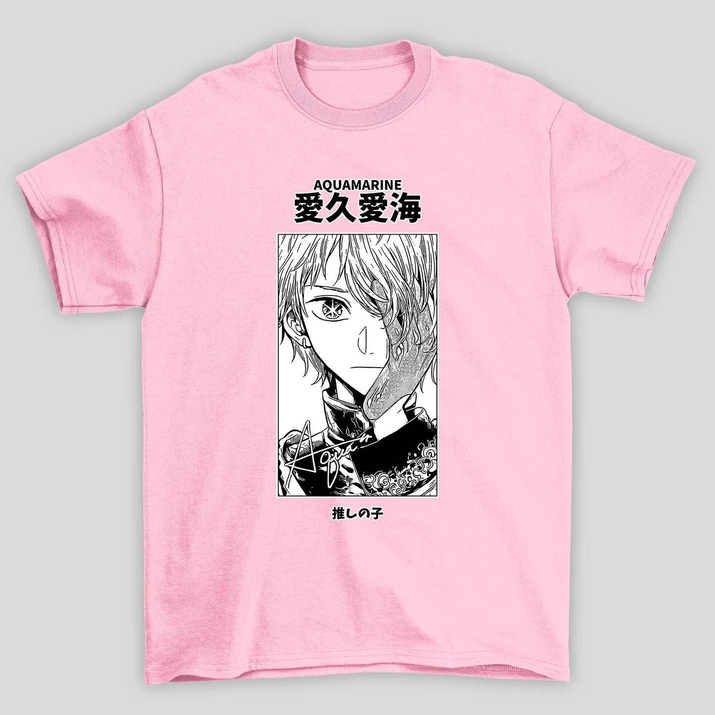 Camiseta Básica Unissex Aquamarina Kanji Oshi No Ko