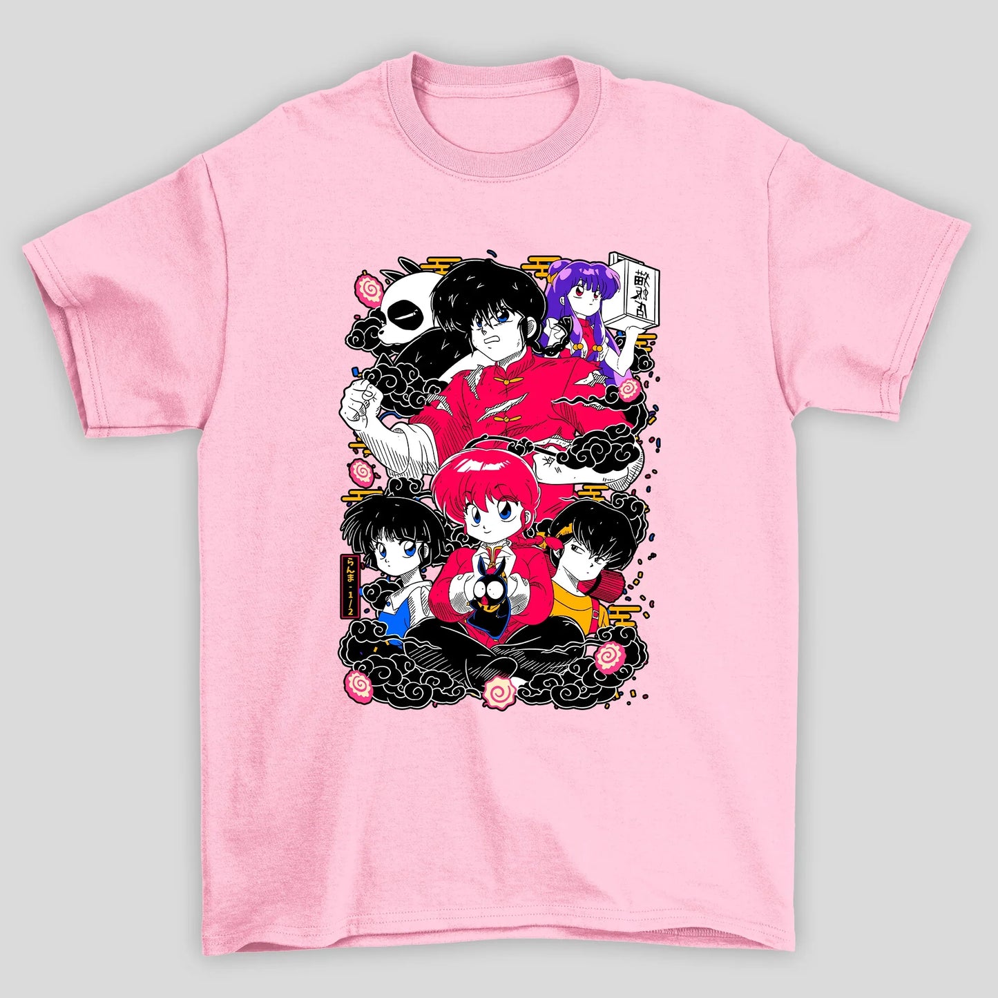 Camiseta Básica Unissex Personagens Ranma