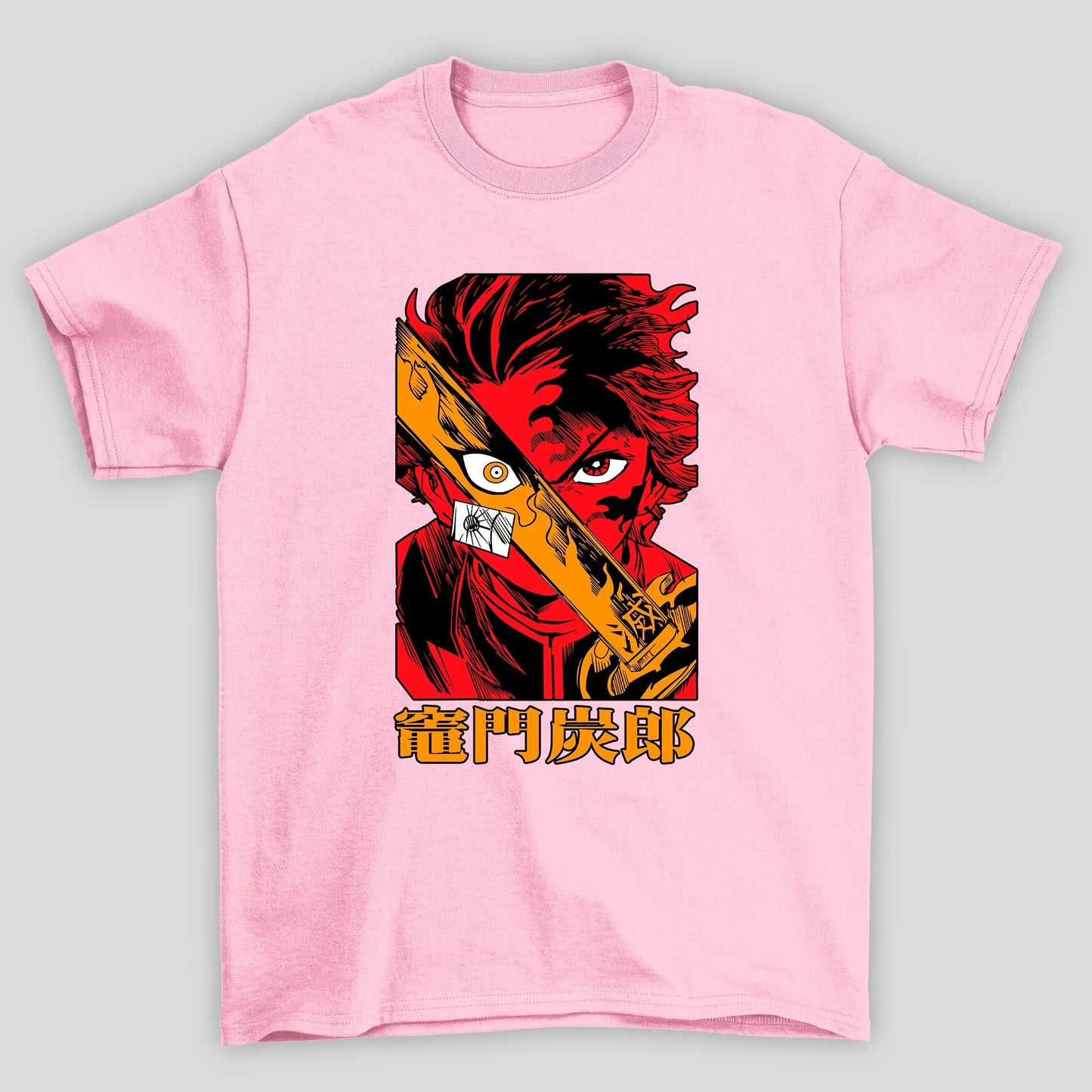 Camiseta Básica Unissex Demon Slayer Tanjiro Espada Kani