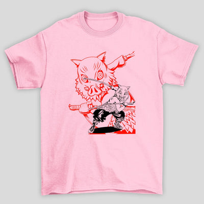 Camiseta Básica Unissex Demon Slayer Inosuke Design