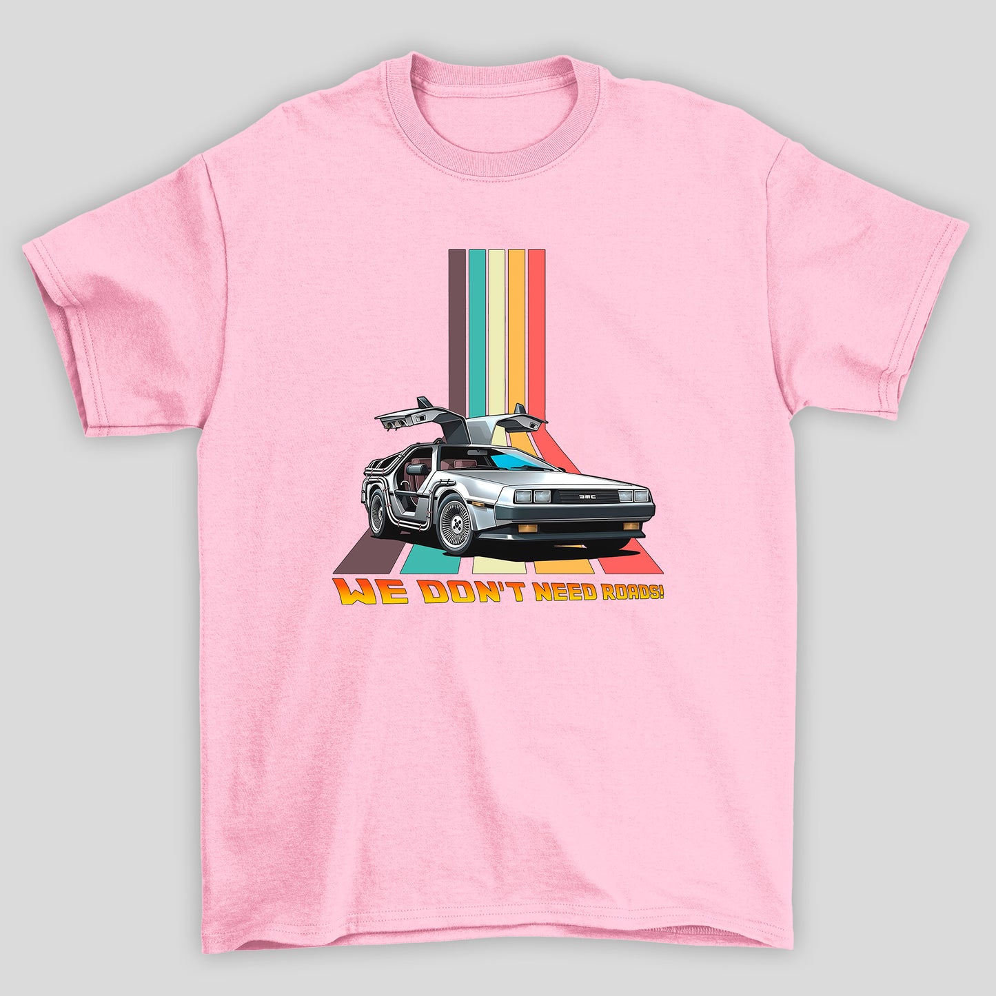 Camiseta Básica Unissex We Dont Need Roads Back To Future
