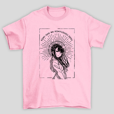 Camiseta Básica Unissex Sketch Art Komi Cants Communicate