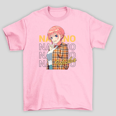 Camiseta Básica Unissex Ichika Xadrex The Quintessential Quintuplets