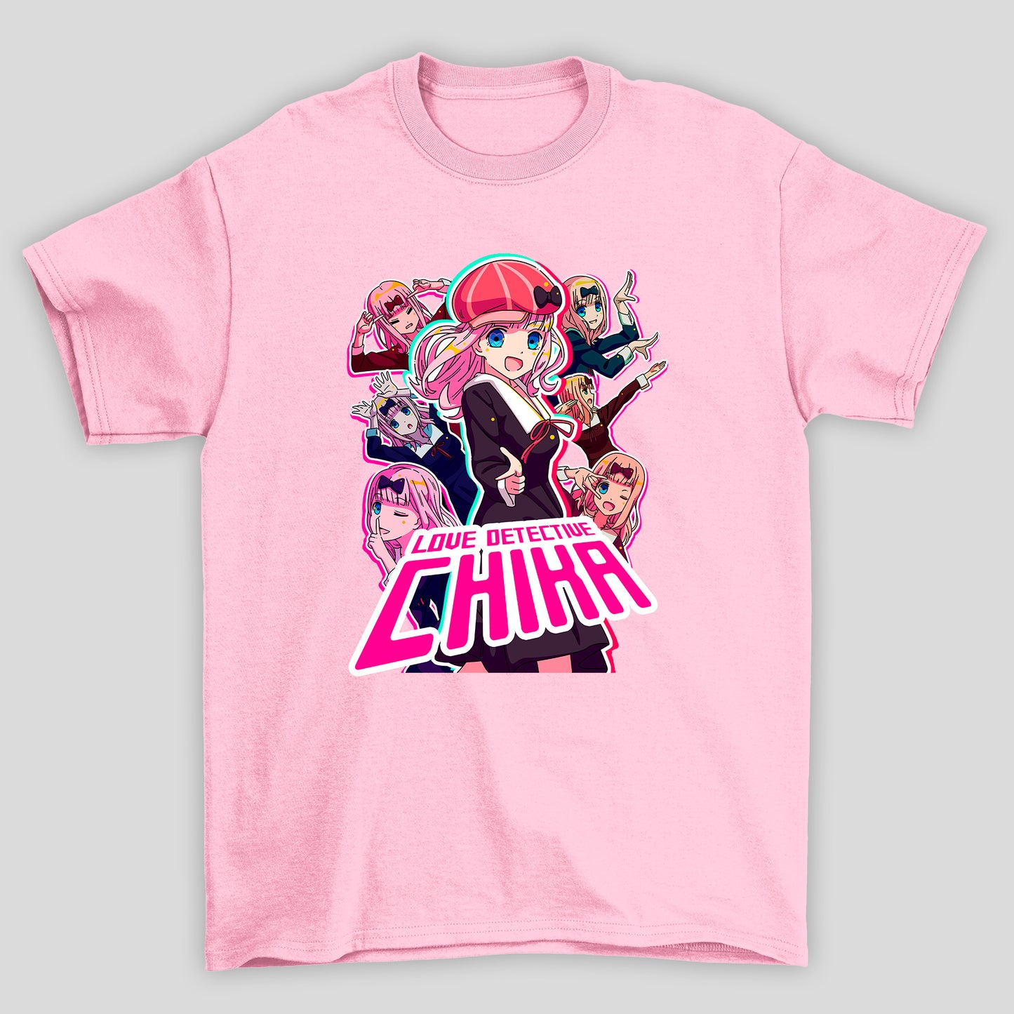Camiseta Básica Unissex Chika Love Detective Kaguya-sama