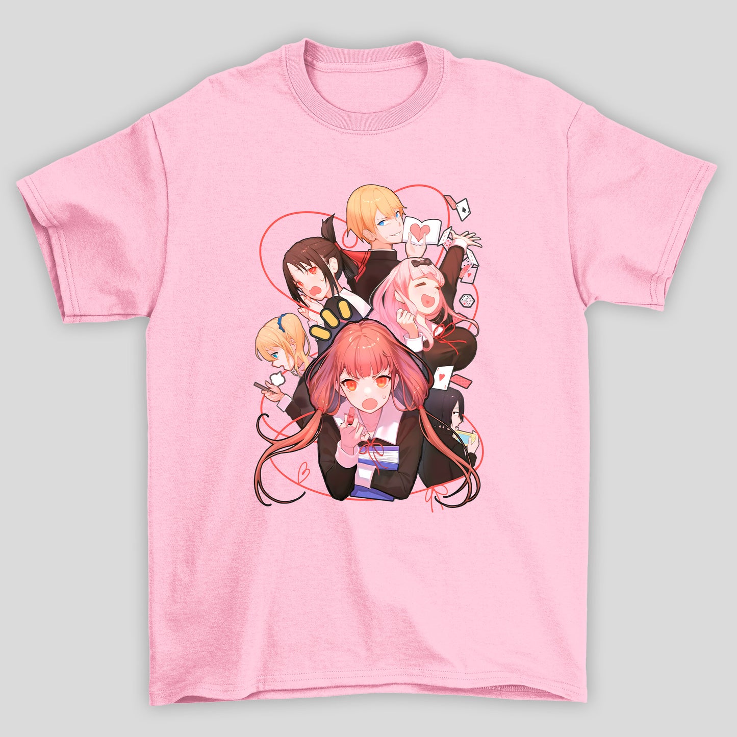 Camiseta Básica Unissex Personagens Kaguya-sama two