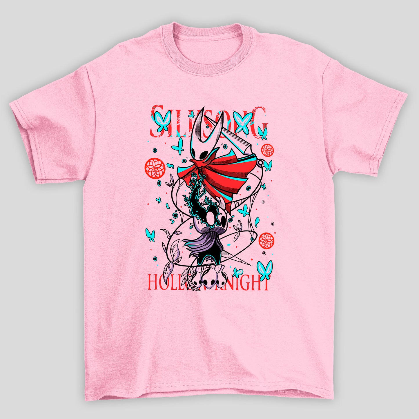 Camiseta Básica Unissex Hollow Knight Hornet Knight