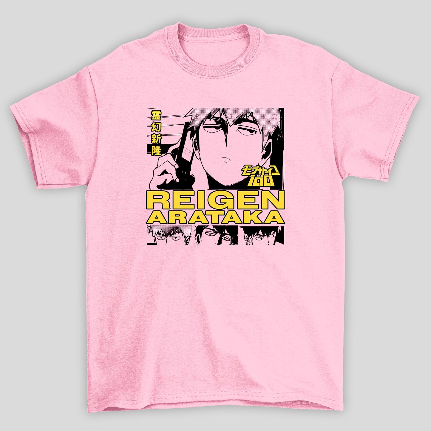 Camiseta Básica Unissex Reigen Arataka Mob Psycho 100