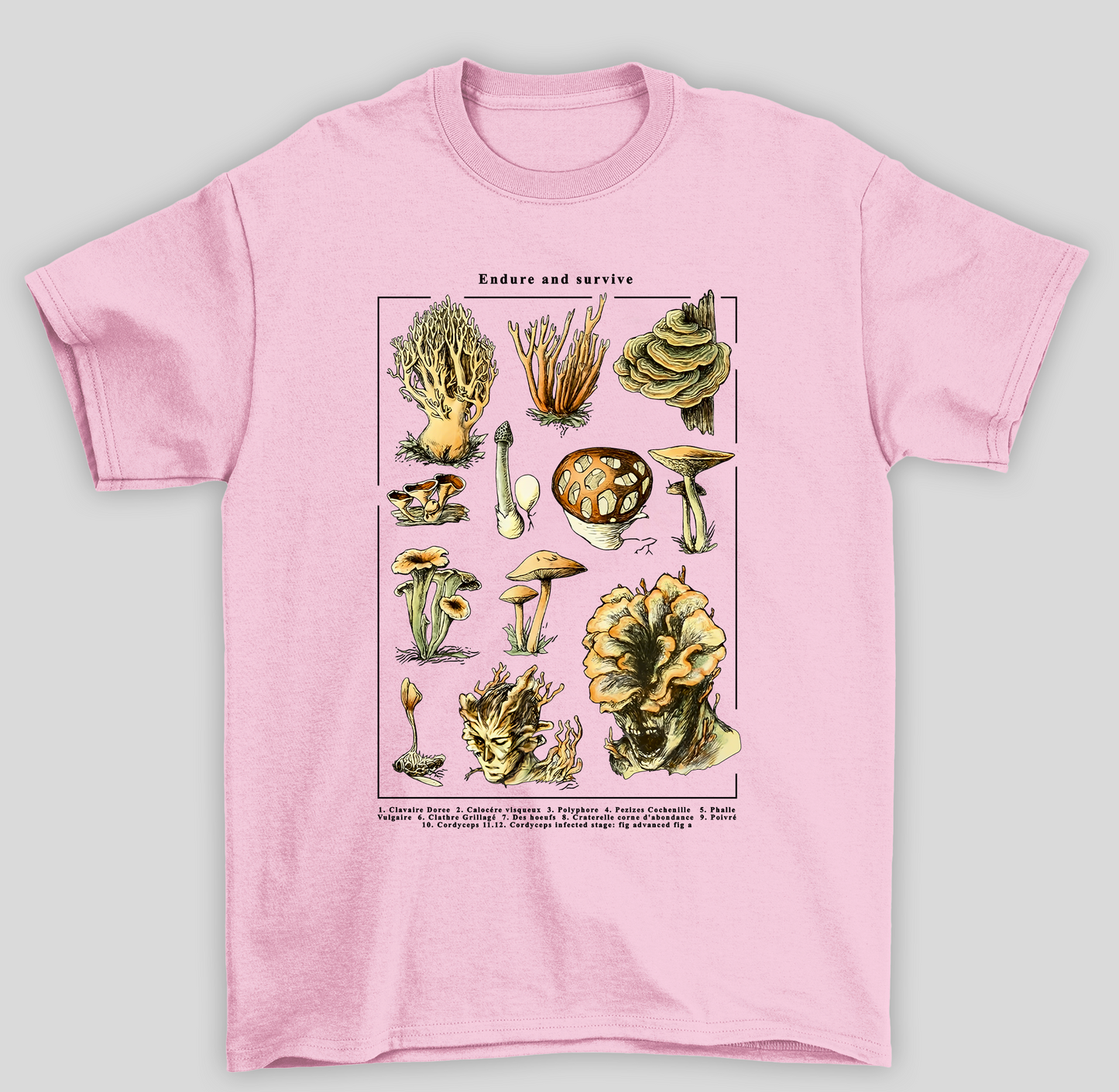 Camiseta Básica Unissex The Last Of Us Cordyceps