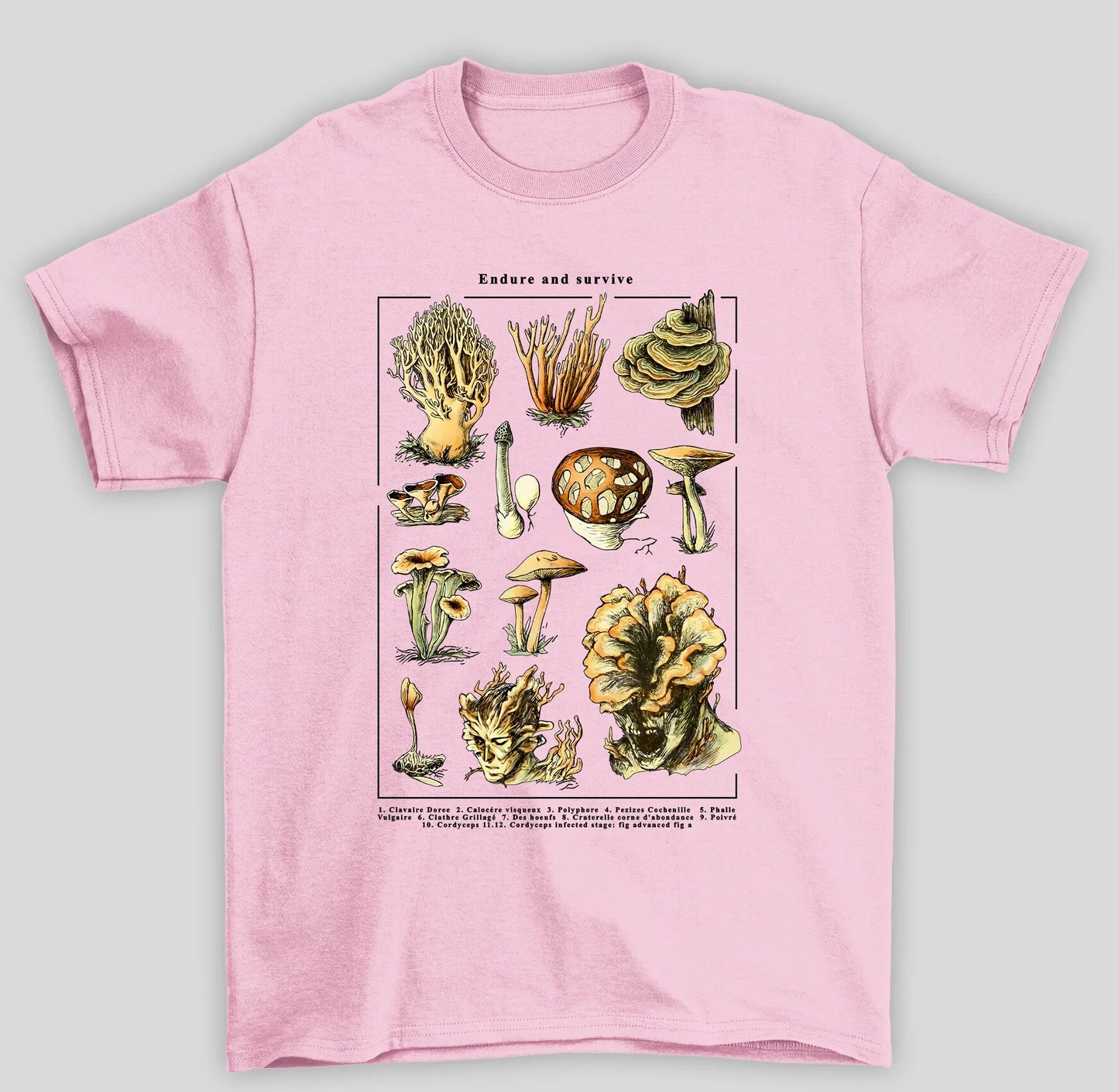 Camiseta Básica Unissex The Last Of Us Cordyceps