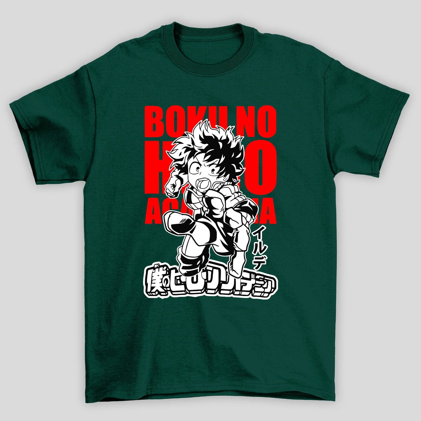 Camiseta Básica Unissex Boku No Hero Academia