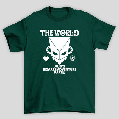 Camiseta Básica Unissex The World Jojo Bizarre Adventure
