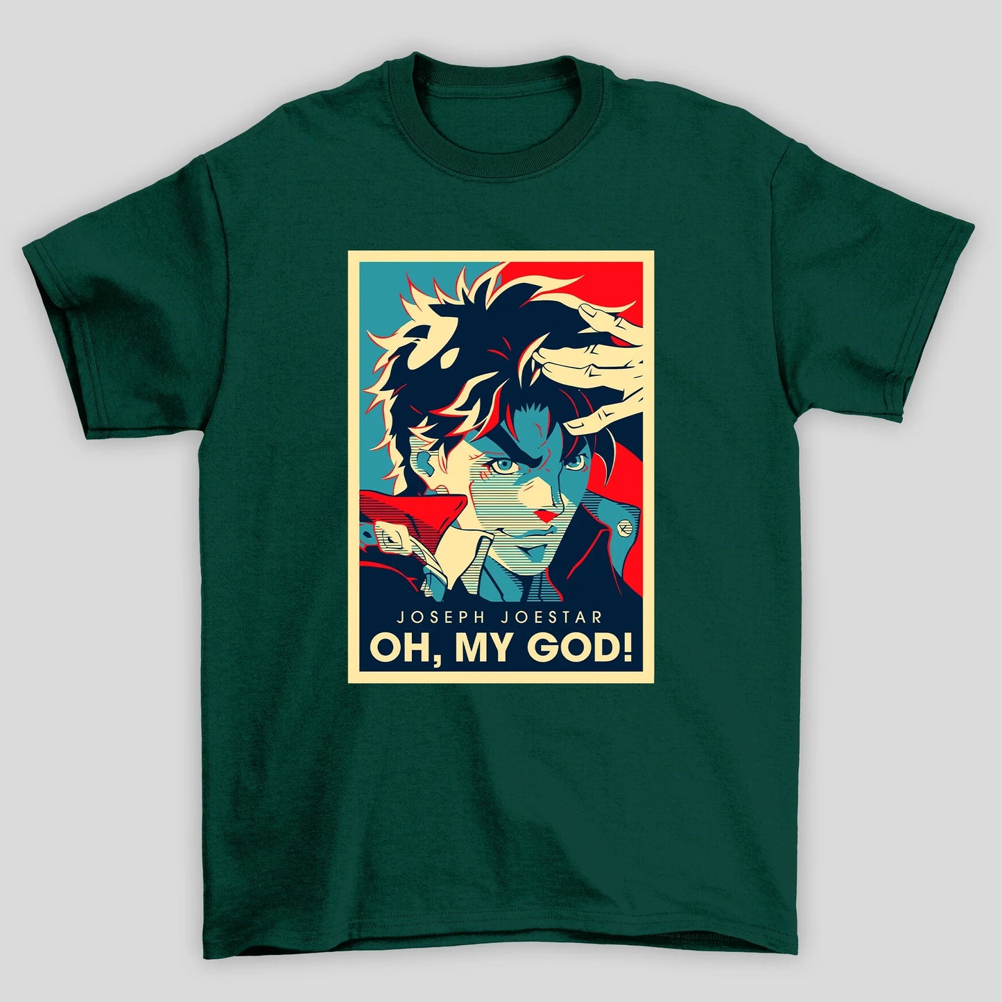 Camiseta Básica Unissex Jojo Bizarre Adventure Vintage Joe