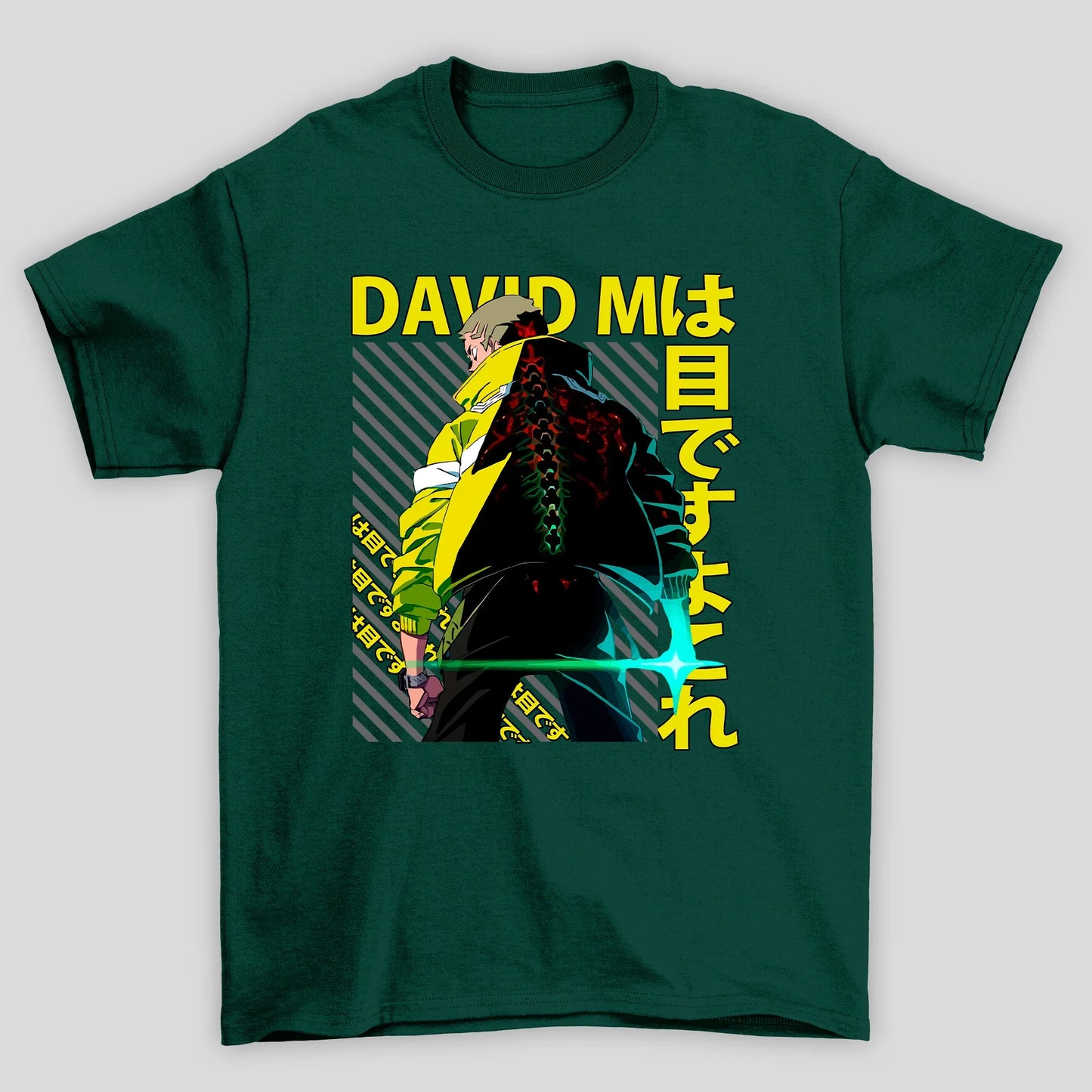 Camiseta Básica Unissex David Cyberpunk