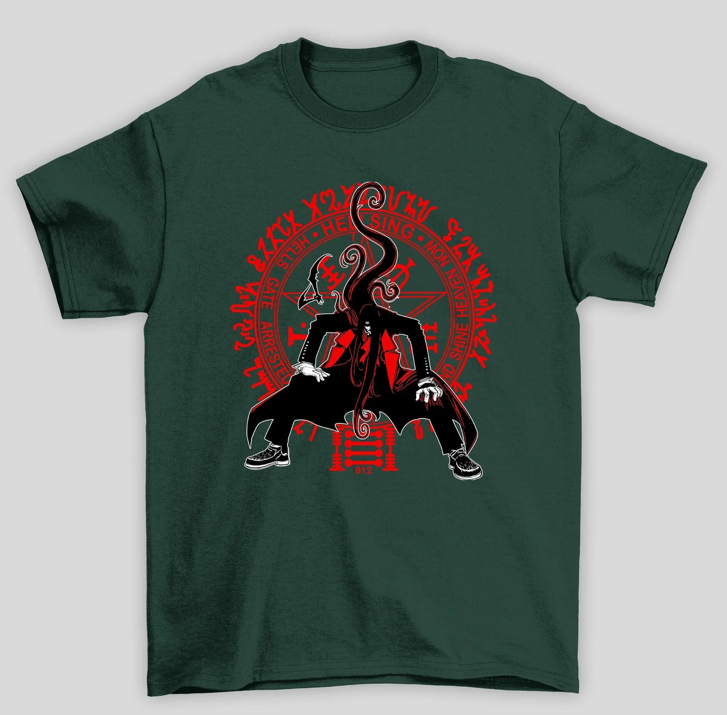 Camiseta Básica Unissex Anime Hellsing Ultimate Terror