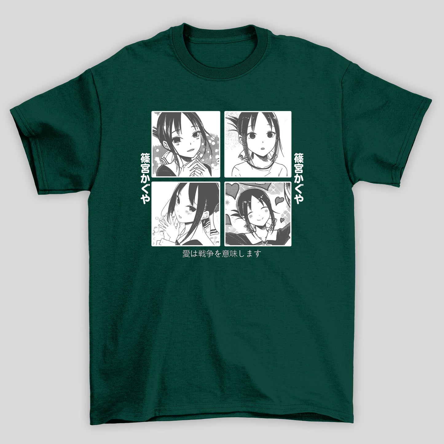 Camiseta Básica Unissex Kaguya-Sama Amor é Guerra