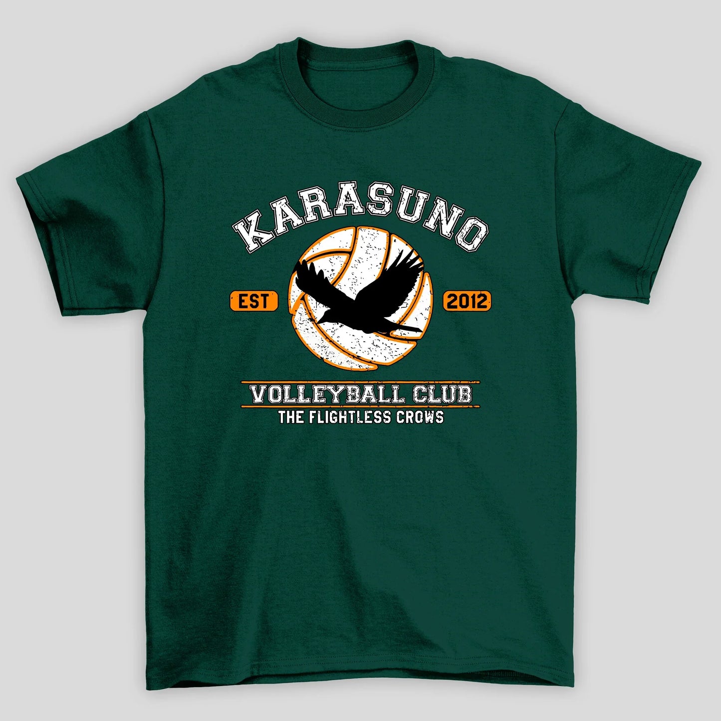 Camiseta Básica Unissex Anime Haikyu!! The Flightless Crows
