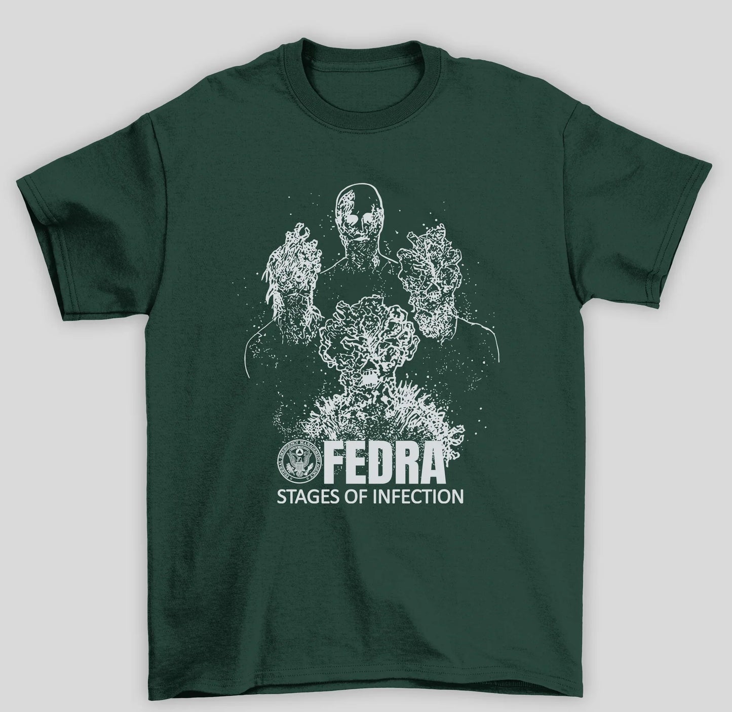 Camiseta Básica Unissex The Last Of Us Stage Of Infection