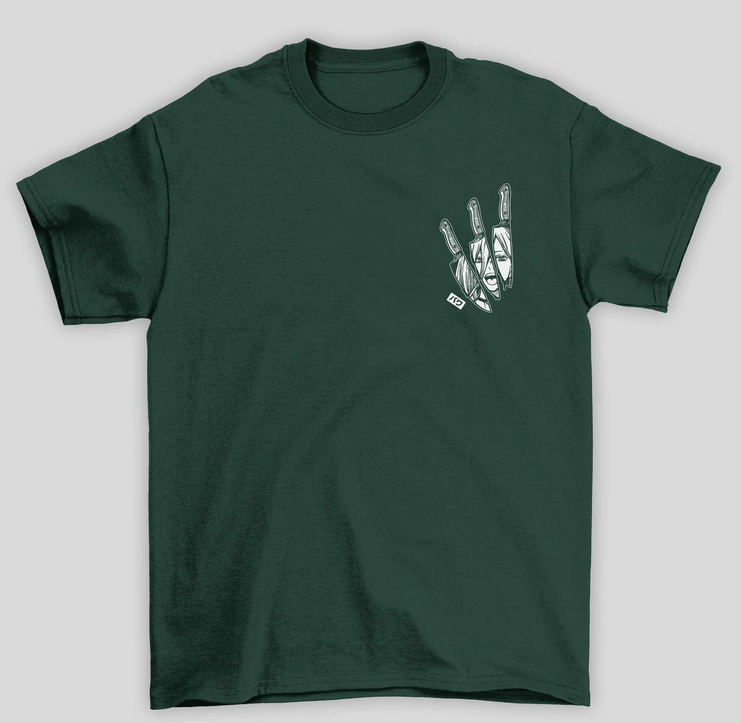 Camiseta Básica Unissex Chainsaw Man Faca Power